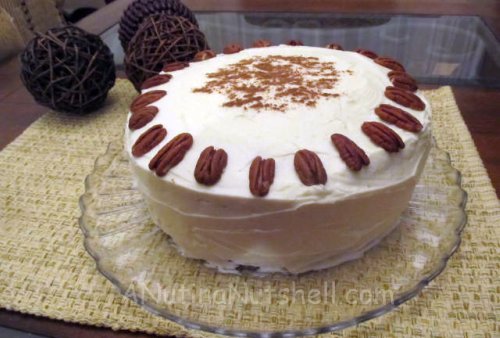 carrot cake with cream cheese icing