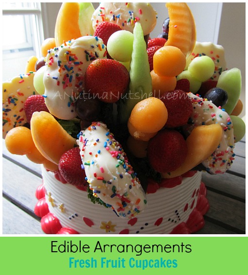 Edible Arrangements Fresh Fruit Confetti Cupcakes + Giveaway Eat Move