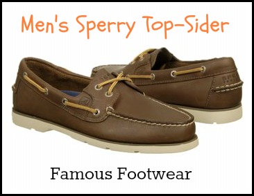 famous footwear sperry