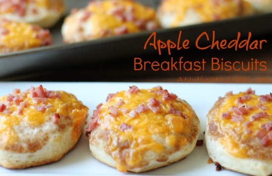 Apple Cheddar Breakfast Biscuits recipe