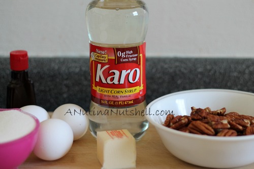 Pecan pie ingredients