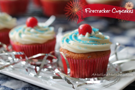 Firecracker cupcakes recipe