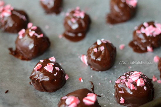 OREO Cookie Balls dipped in chocolate