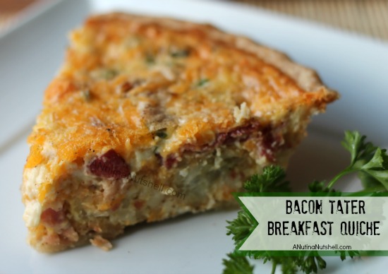 Bacon Tater Breakfast Quiche