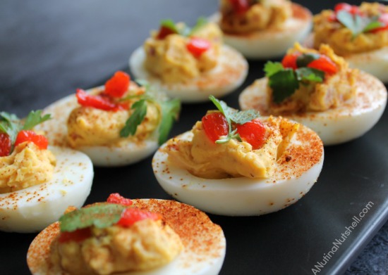 Deviled Eggs with Ham recipe