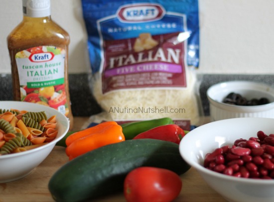 Tuscan House Italian Pasta Salad ingredients