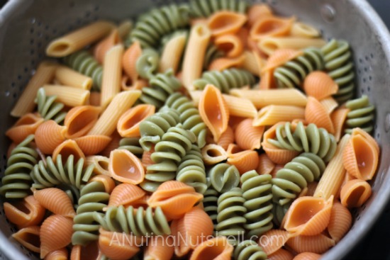 tri-color pasta salad