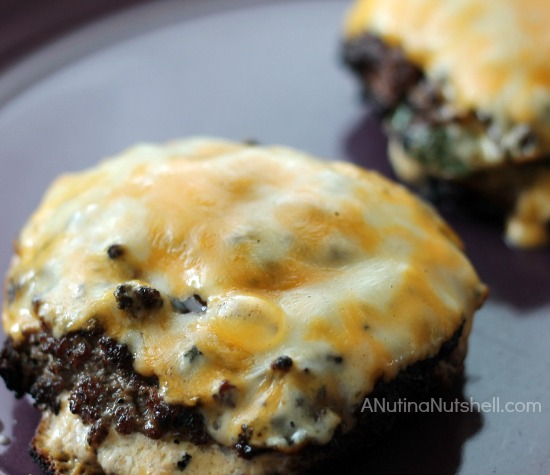 melted cheese on burgers