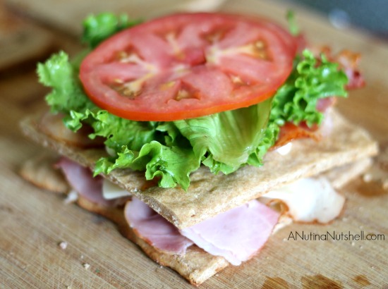 Krusteaz Flatbread sandwich