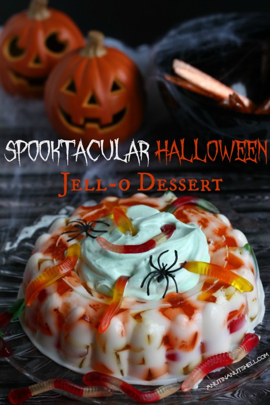 Spooktacular Halloween JELL-O Dessert