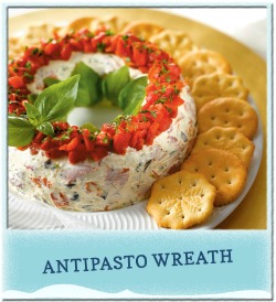 Antipasto Wreath_KraftFoodsHub_Walmart