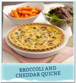 Broccoli and Cheddar Quiche_Kraft Foods Hub_Walmart