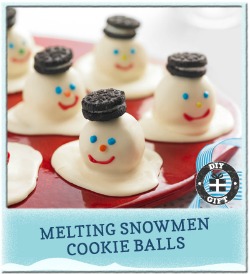 Melting Snowmen Cookie Balls_Kraft Foods Hub-Walmart