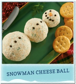 Snowman Cheese Ball_KraftFoodsHub_Walmart