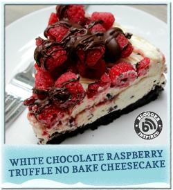 Whie Chocolate Raspberry Truffle No Bake Cheesecake_Kraft Foods Hub_Walmart