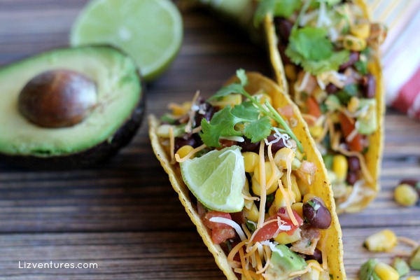 Chicken Tacos with Avocado Corn Salsa recipe