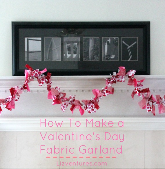 How to Make a Valentine's Day Fabric Garland