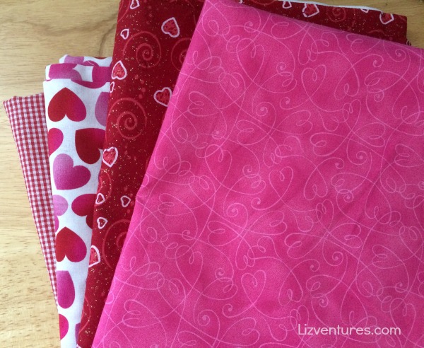 Valentine's Day fabric