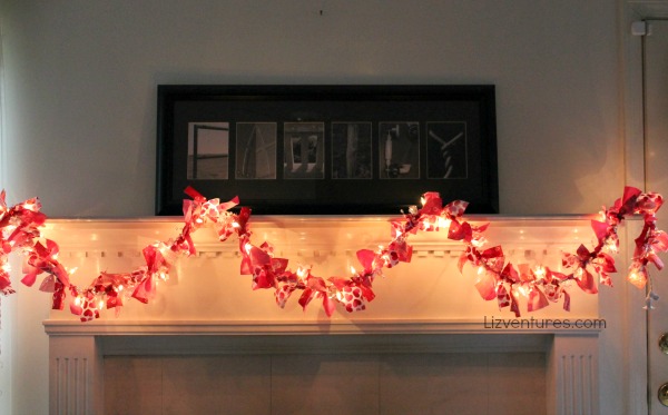 Valentine's Day light up garland