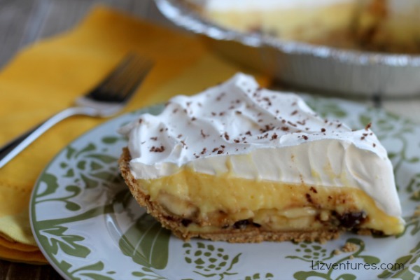 Banana Marshmallow Cream Pie recipe