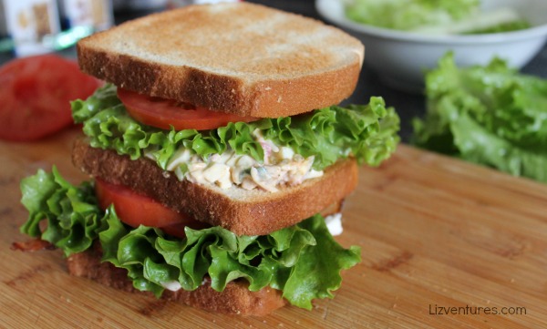 ham and egg salad sandwich