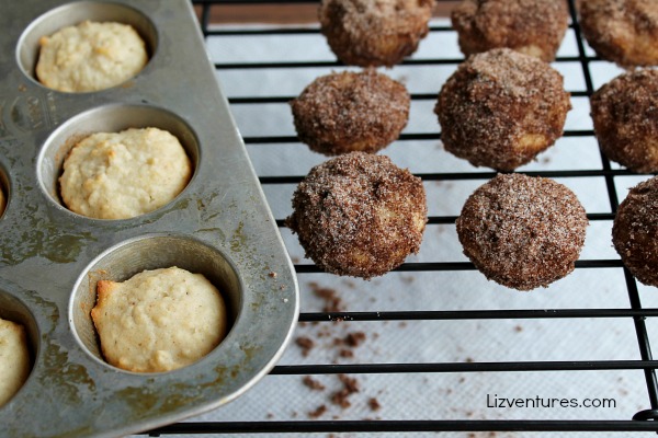 how to make mini donut bites