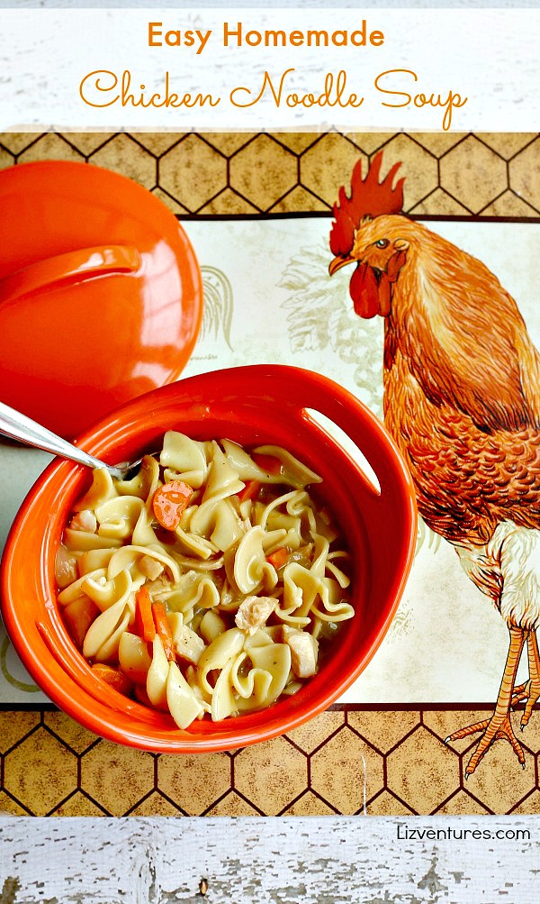 Easy Homemade Chicken Noodle Soup recipe