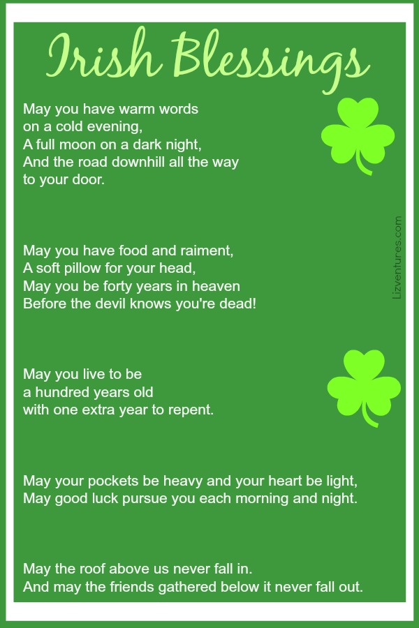 Irish sayings blessings proverbs