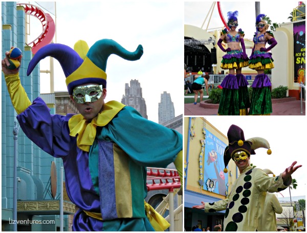 universal mardi gras performers 2025