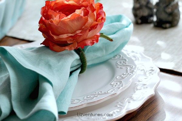 time saving Easter dinner ideas - table decor