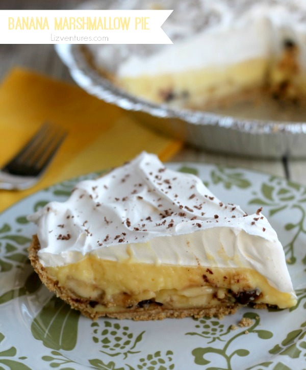 Creamy Banana Marshmallow Pie
