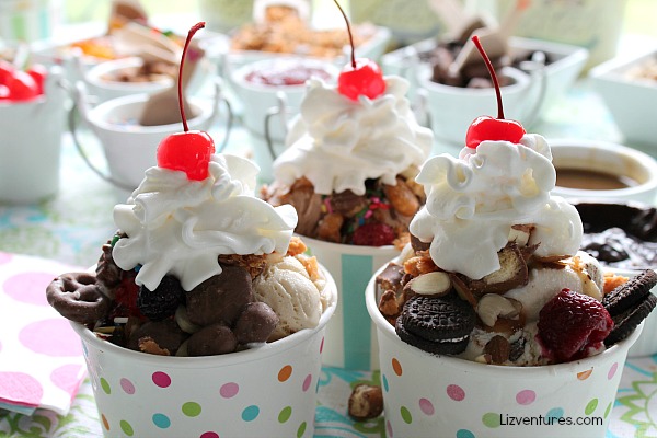 ice cream sundae bar toppings