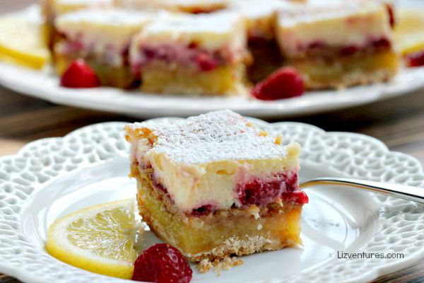 Strawberry Lemon Cheesecake Bars (Krusteaz)